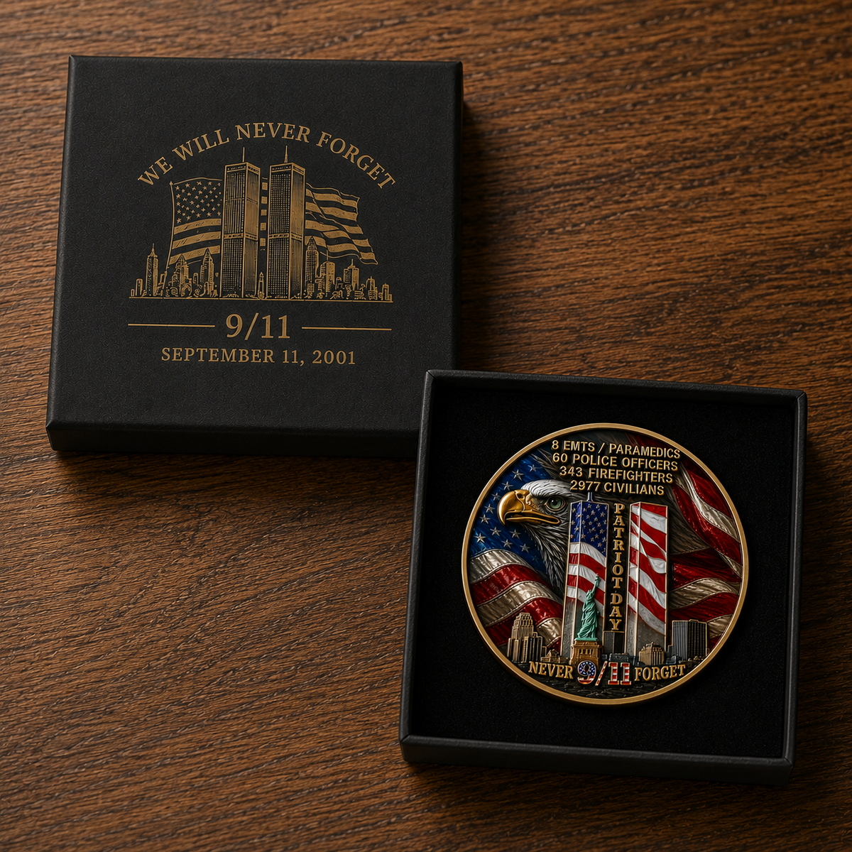 🇺🇸 Last Day Promo: 49% OFF 🎖️9/11 Never Forget Challenge Coin (Free VIP gift for orders over $60)