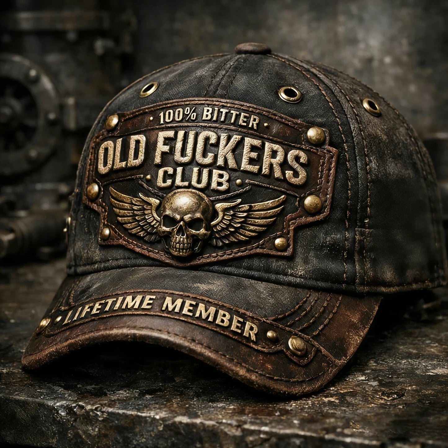 🏆Flash Sale 60% OFF - ❤️Old Fuckers Club-Handmade Vintage Baseball Cap🎁 USA