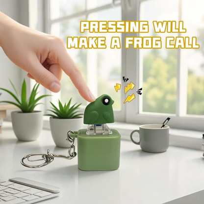 Ziptred™ - Frog Croaking Fidget Toy - Rechargeable Frog Croaking Keychain