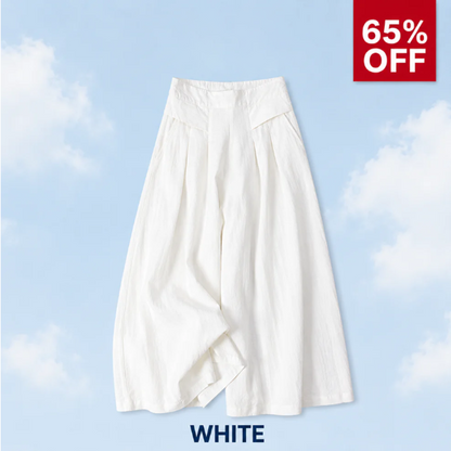Flattering Soft Linen Palazzo Pants