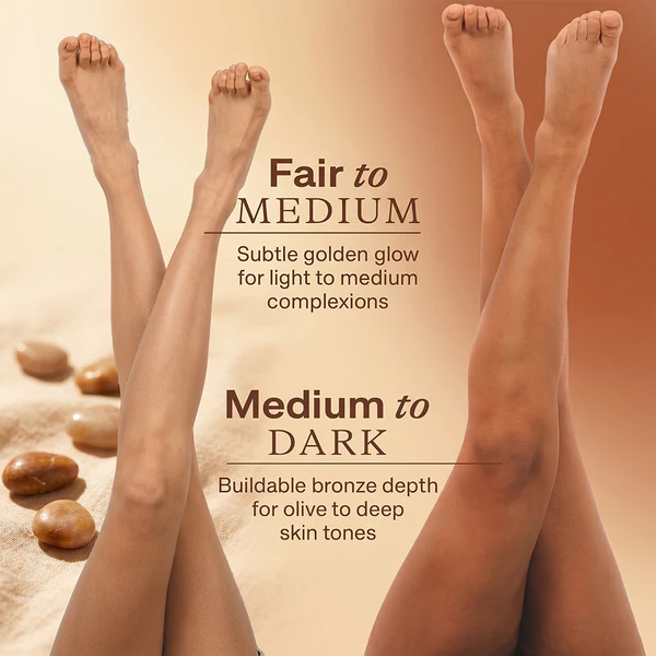 Ziptred™ Natural Self Tanner Lotion Hydrating Streak Free Glow