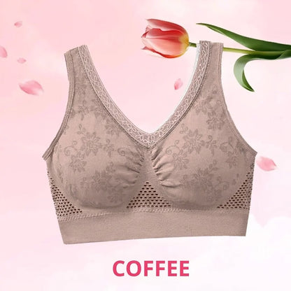 Pure Cotton Buttonless Comfy Lifting Bra