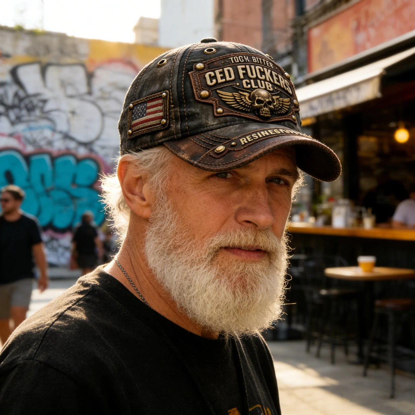 🏆Flash Sale 60% OFF  - ❤️Old Fuckers Club-Handmade Vintage Baseball Cap🎁  USA