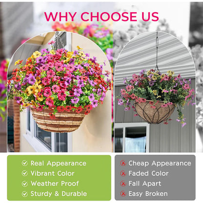 🎉 Last Day Sale 50% OFF🎉Realistic UV-Resistant Outdoor Flowers – Zero Maintenance