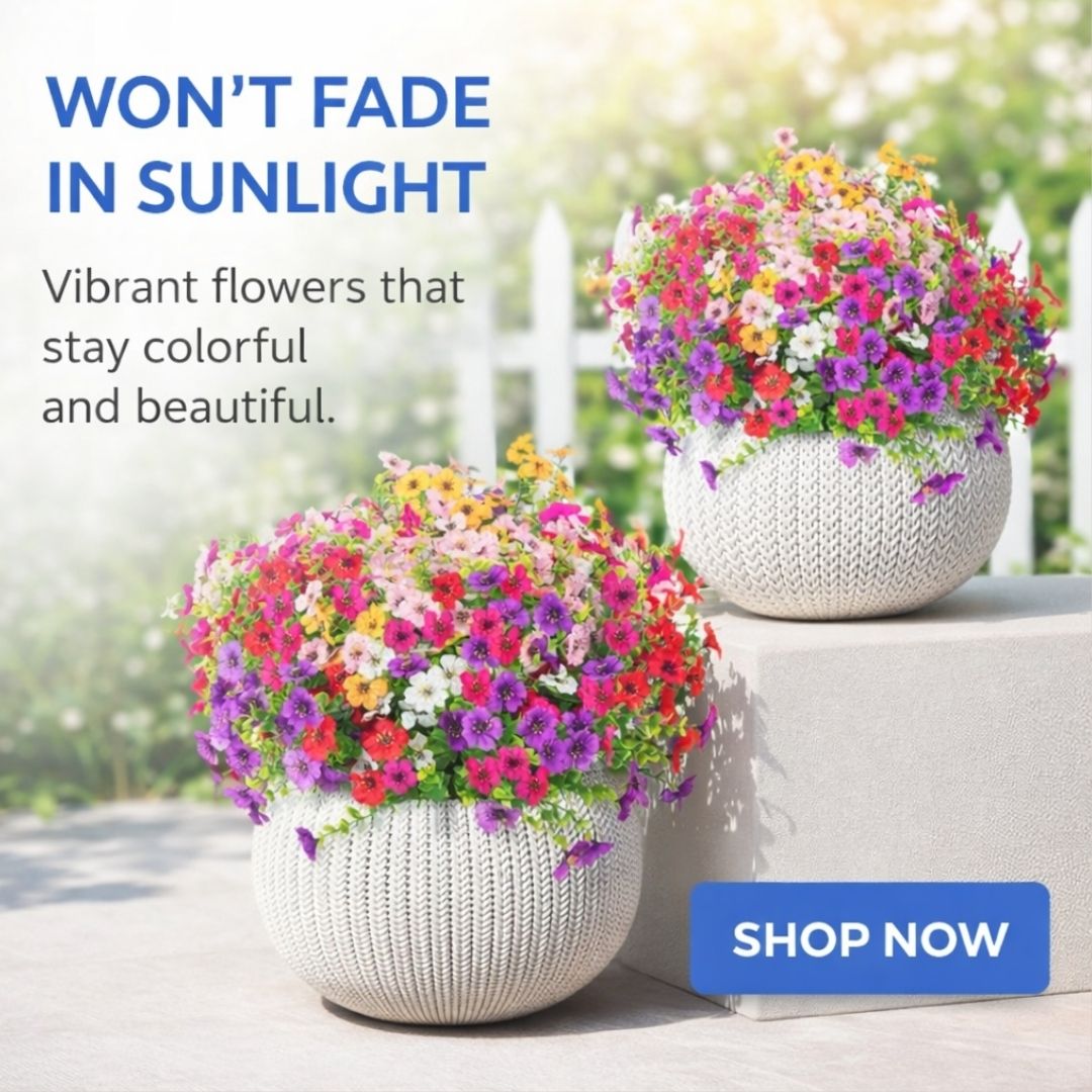🎉 Last Day Sale 50% OFF🎉Realistic UV-Resistant Outdoor Flowers – Zero Maintenance