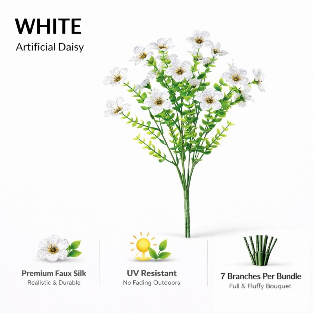 🎉 Last Day Sale 50% OFF🎉Realistic UV-Resistant Outdoor Flowers – Zero Maintenance
