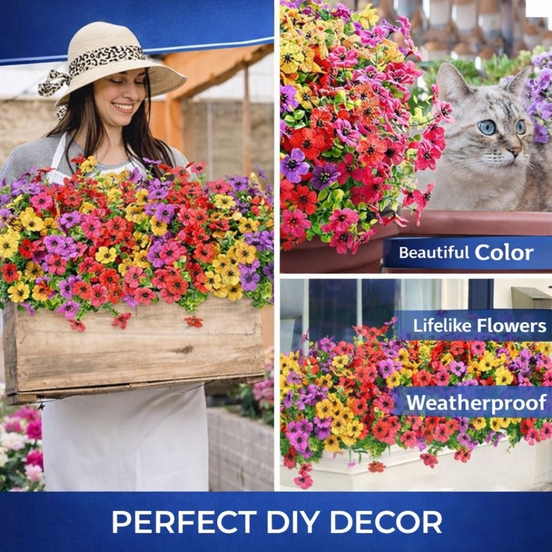 🎉 Last Day Sale 50% OFF🎉Realistic UV-Resistant Outdoor Flowers – Zero Maintenance