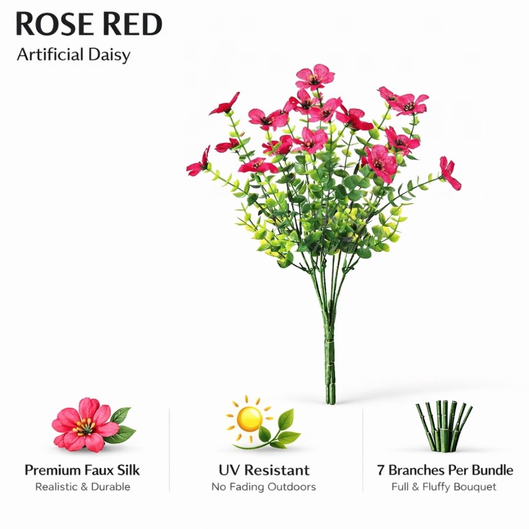 🎉 Last Day Sale 50% OFF🎉Realistic UV-Resistant Outdoor Flowers – Zero Maintenance