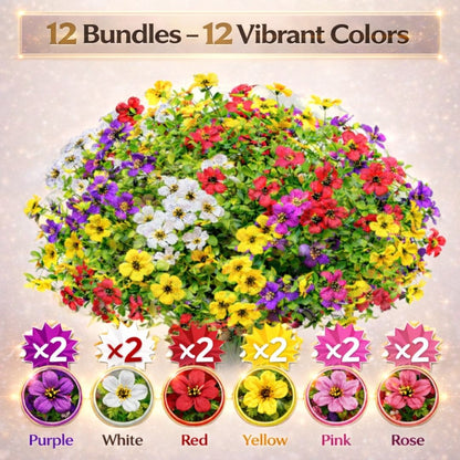 🎉 Last Day Sale 50% OFF🎉Realistic UV-Resistant Outdoor Flowers – Zero Maintenance
