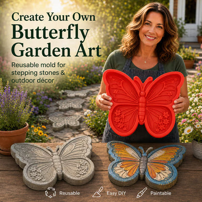 💥 LAST DAY 49% OFF - Garden Art Stepping Stone Mold - BUY 2 FREE SHIPPING