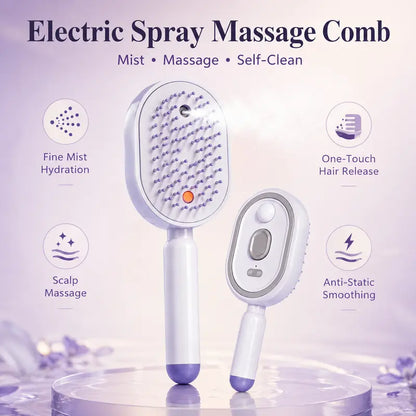 Ziptred™ Electric Spray Air Cushion Massage Comb ❤️Day Sale 50% OFF🔥