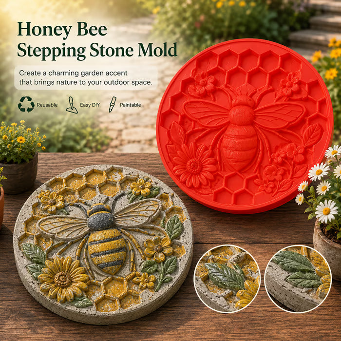 💥 LAST DAY 49% OFF - Garden Art Stepping Stone Mold - BUY 2 FREE SHIPPING