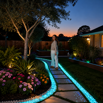 💥LAST DAY SALE 50%OFF💥🌈Colorful Glow-in-the-Dark Garden Stones