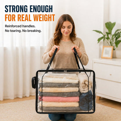 Large Clear Storage Bags for Closet Organization