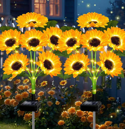 🌻Special Summer Sale 49% OFF - 🌞Solar LED Sunflower Garden Lights