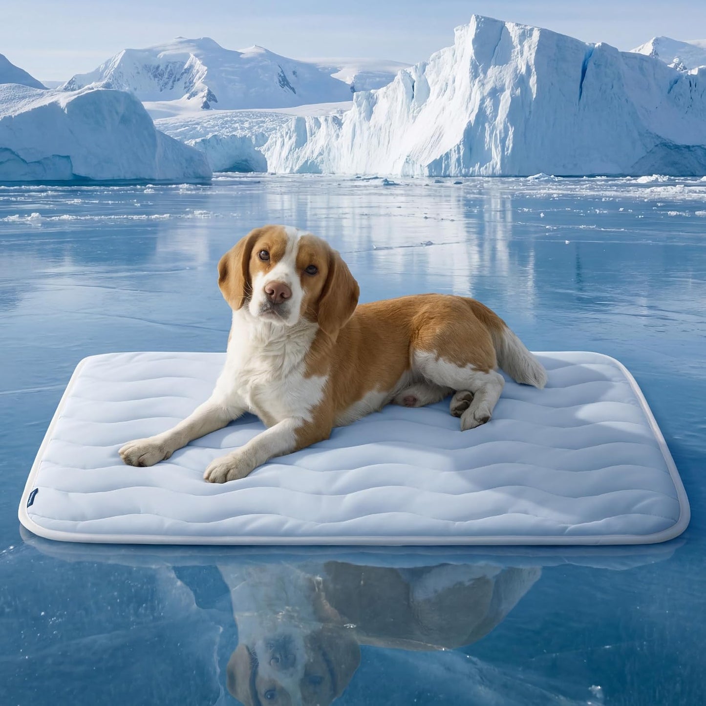 Ice Cooling Mat for Pets, Breathable Cooling Crate Pad Indoor for Pet