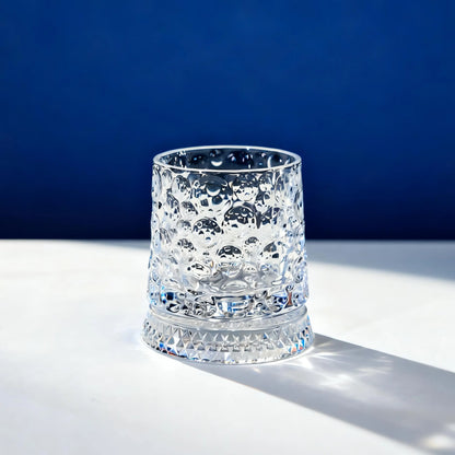 Ziptred™ 360° Spinning Crystal Whiskey Glass – Premium Rotating Tumbler Gift
