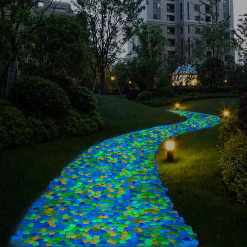 💥LAST DAY SALE 50%OFF💥🌈Colorful Glow-in-the-Dark Garden Stones