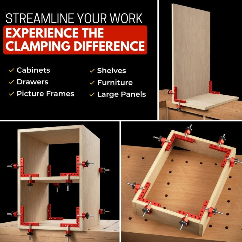 Ziptred™ ProSquare 90 – Right Angle Clamps for Woodworkers