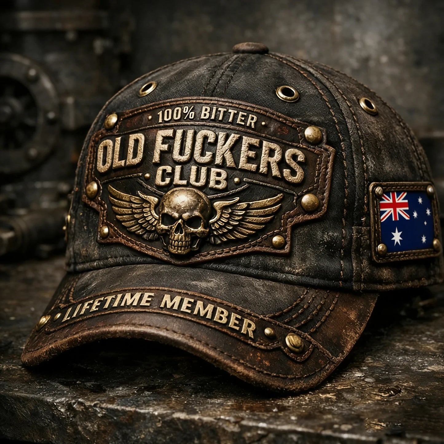 🏆Flash Sale 60% OFF  - ❤️Old Fuckers Club-Handmade Vintage Baseball Cap🎁