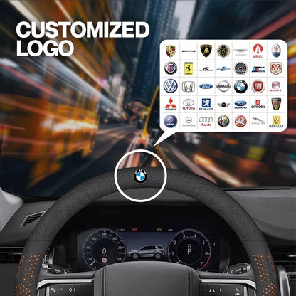 Gripex UltraGrip Breathable Leather Steering Wheel Cover | Anti-Slip, Custom - Fit