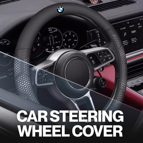 Gripex UltraGrip Breathable Leather Steering Wheel Cover | Anti-Slip, Custom - Fit