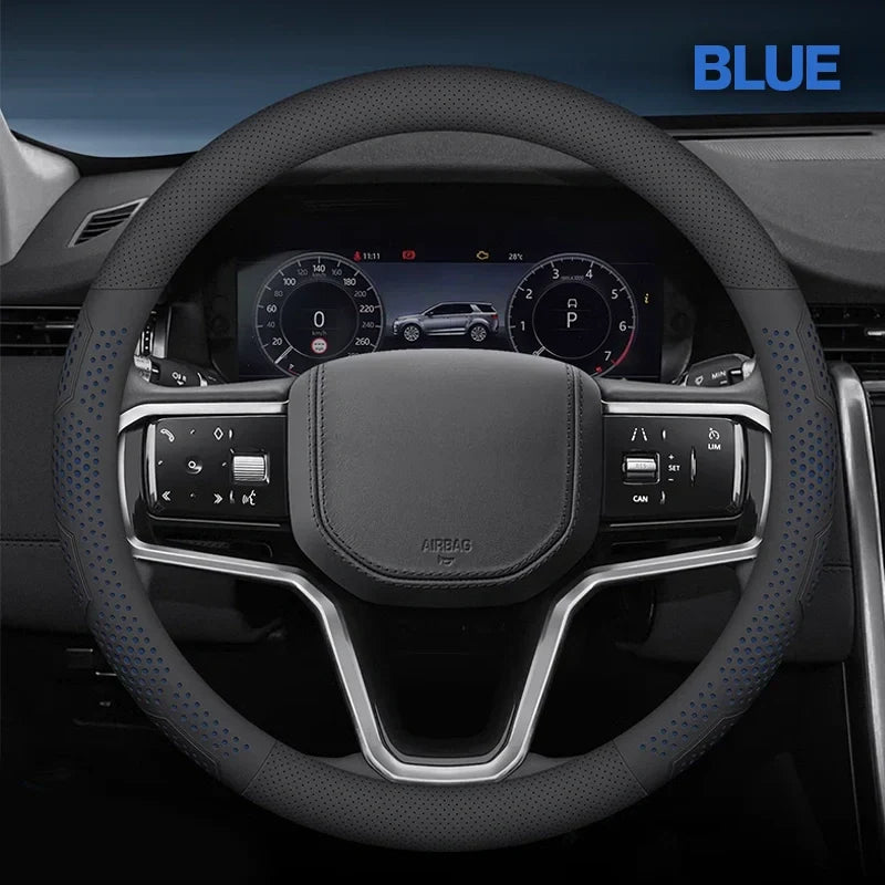 Gripex UltraGrip Breathable Leather Steering Wheel Cover | Anti-Slip, Custom - Fit