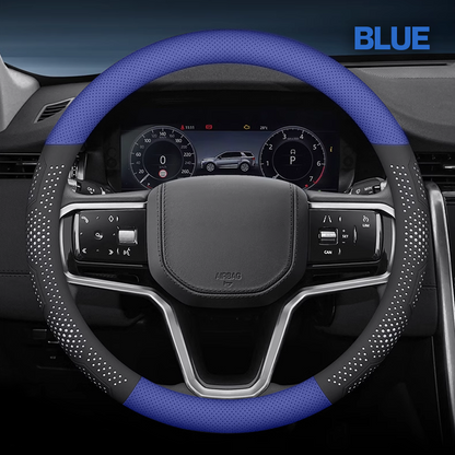 Gripex UltraGrip Breathable Leather Steering Wheel Cover | Anti-Slip, Custom - Fit