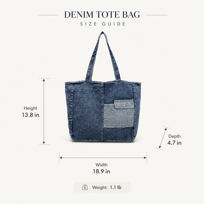 The Essential Denim Tote