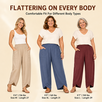 EaseWide™ Relaxed Wide-Leg Pants