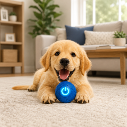 Ziptred™ - Interactive Pet Bounce Ball – USB Rechargeable Motion Toy for Cats 🐱 & Dogs 🐶