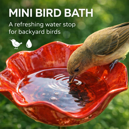 Ziptred™ - Colorful Metal Flower Stake for Birds, Bees & Butterflies