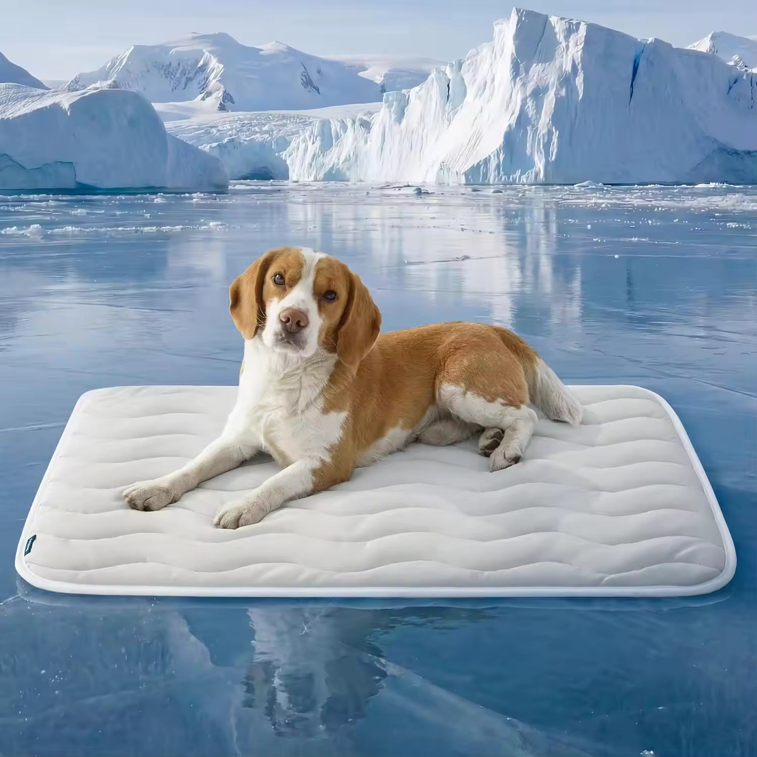Ice Cooling Mat for Pets, Breathable Cooling Crate Pad Indoor for Pet