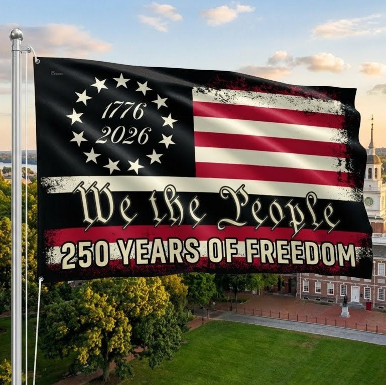 we the people 250 grommet flag