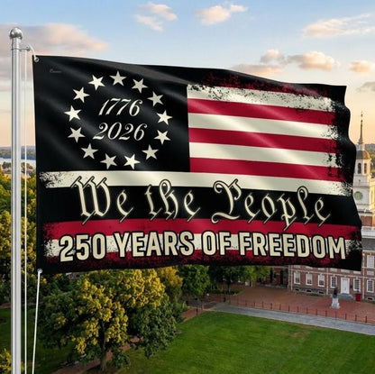 we the people 250 grommet flag