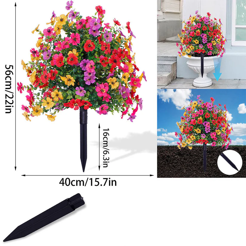 🎉 Last Day Sale 50% OFF🎉Realistic UV-Resistant Outdoor Flowers – Zero Maintenance