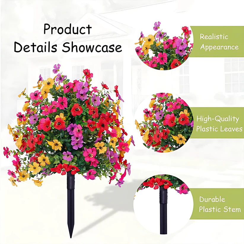 🎉 Last Day Sale 50% OFF🎉Realistic UV-Resistant Outdoor Flowers – Zero Maintenance