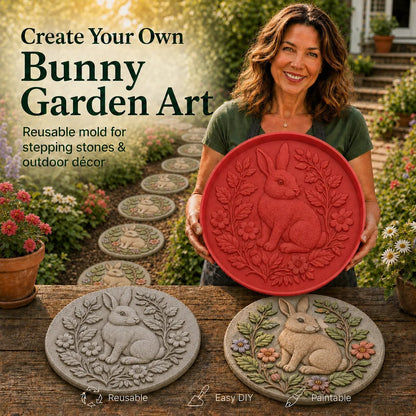 💥 LAST DAY 49% OFF - Garden Art Stepping Stone Mold - BUY 2 FREE SHIPPING