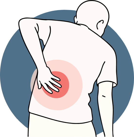 Back and joint comfort illustration