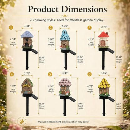 Ziptred™ 🔥Last Day 55% OFF 🔥 Solar Fairy-Tale Mushroom Cottage Garden Light