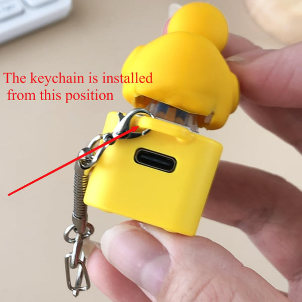 Ziptred™ - Frog Croaking Fidget Toy - Rechargeable Frog Croaking Keychain
