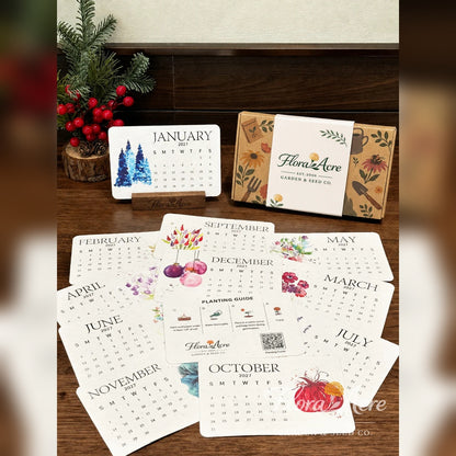 ✨Early Holiday Sale 45% OFF🌱Eco-Friendly Plantable “Timeless” Seed Calendar 2027