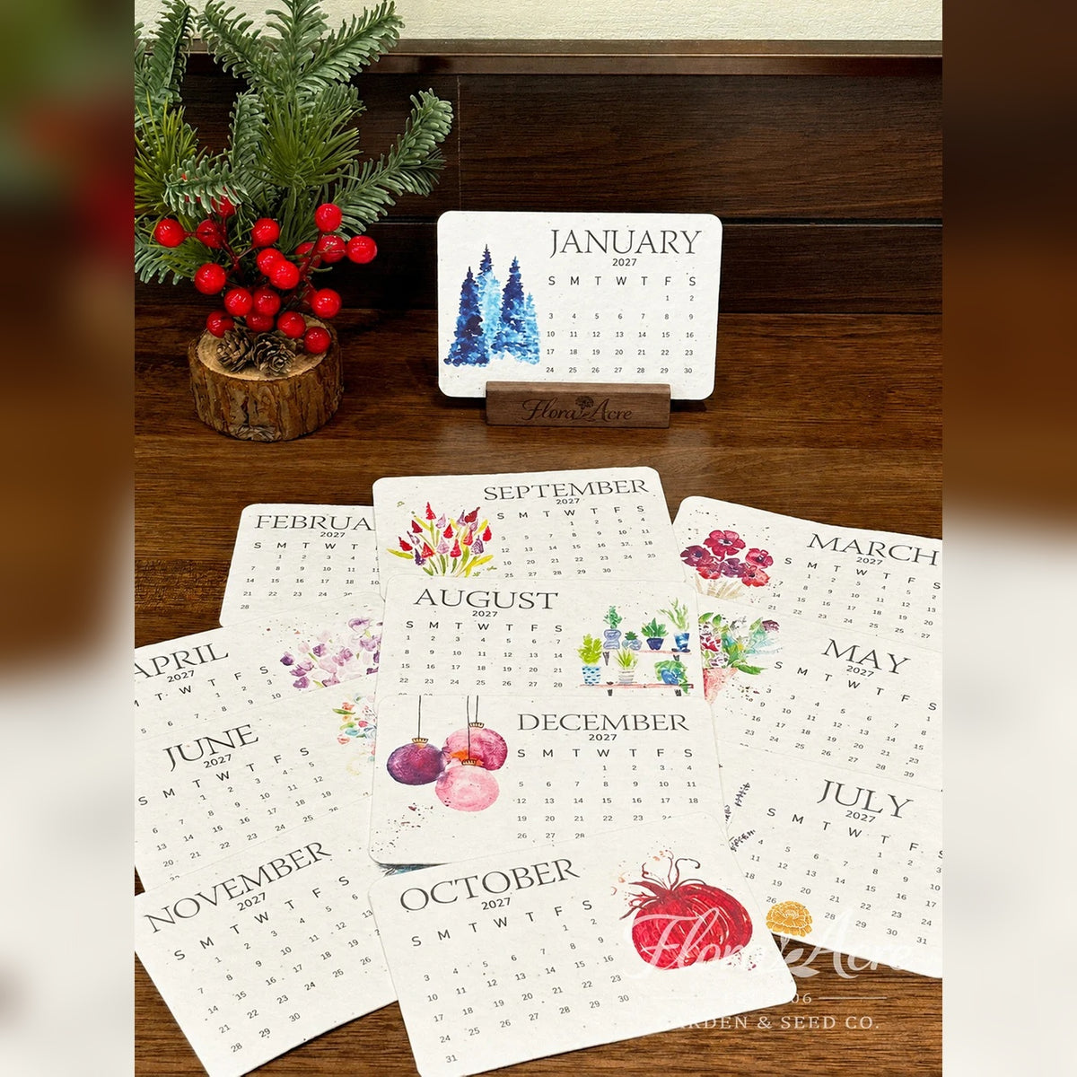 ✨Early Holiday Sale 45% OFF🌱Eco-Friendly Plantable “Timeless” Seed Calendar 2027