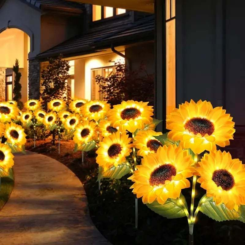 🌻Special Summer Sale 49% OFF - 🌞Solar LED Sunflower Garden Lights
