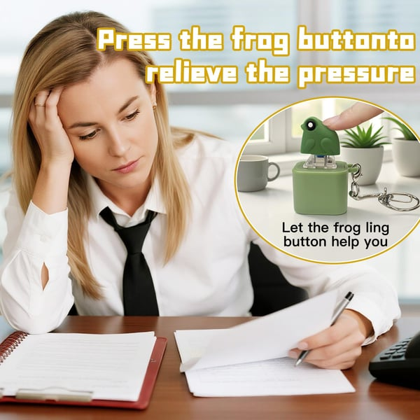 Ziptred™ - Frog Croaking Fidget Toy - Rechargeable Frog Croaking Keychain