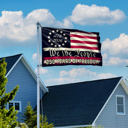 we the people 250 grommet flag for home decor