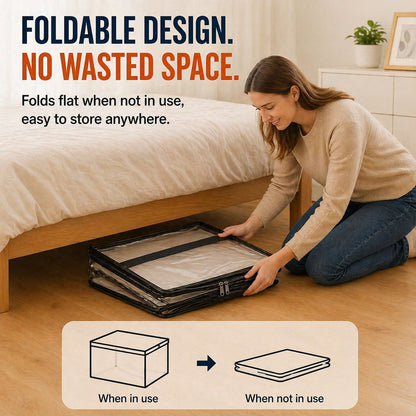 Large Clear Storage Bags for Closet Organization