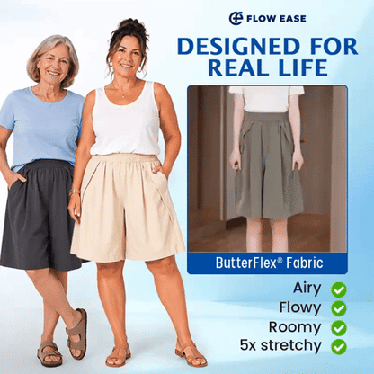 LAST DAY 70% OFF - Women’s Ice Silk Stretch Bermuda Shorts
