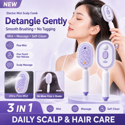 Ziptred™ Electric Spray Air Cushion Massage Comb