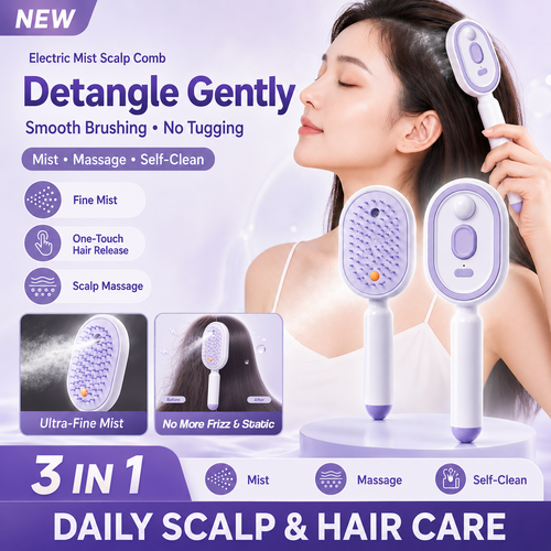 Ziptred™ Electric Spray Air Cushion Massage Comb